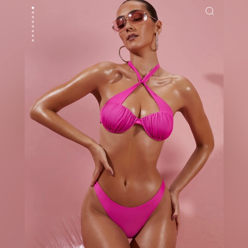 👙 NWT Oh Polly hot pink Bikini set 👙